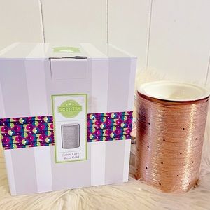 Rosegold Etched Core Scentsy Warmer